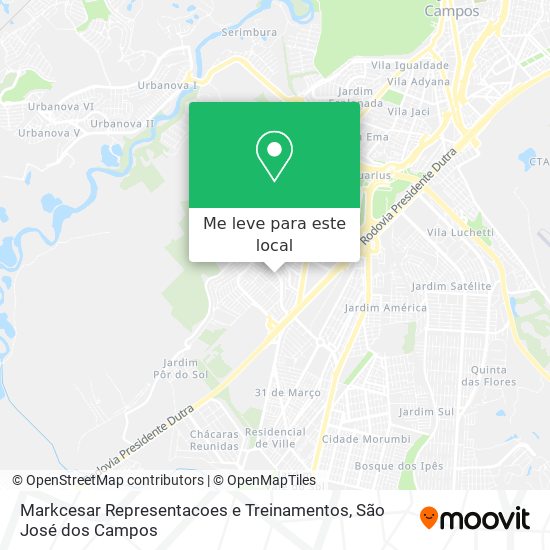 Markcesar Representacoes e Treinamentos mapa