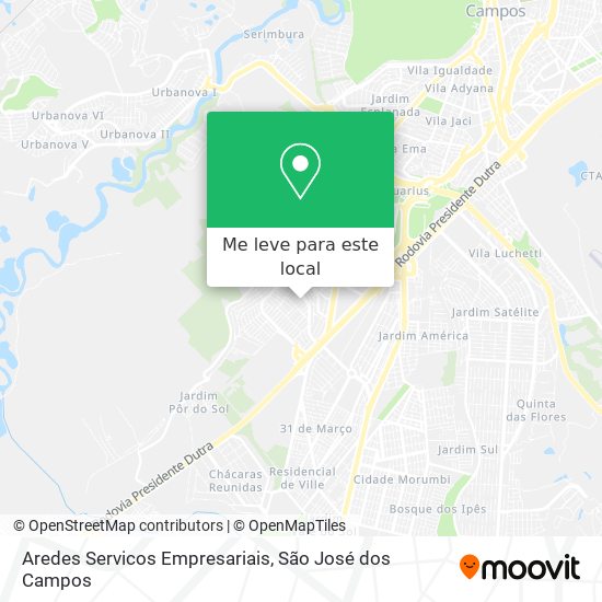 Aredes Servicos Empresariais mapa