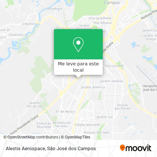 Alestis Aerospace mapa