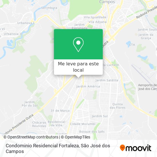 Condominio Residencial Fortaleza mapa