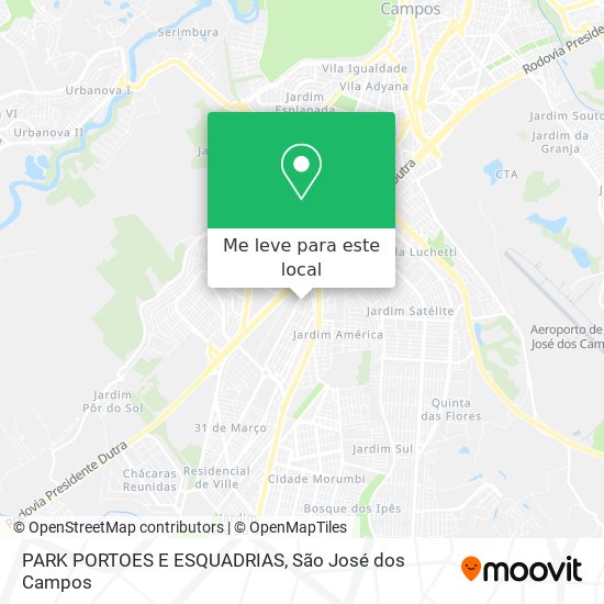 PARK PORTOES E ESQUADRIAS mapa