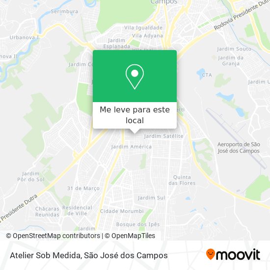 Atelier Sob Medida mapa
