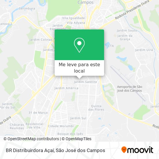 BR Distribuirdora Açaí mapa