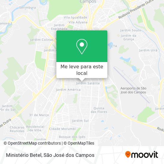 Ministério Betel mapa
