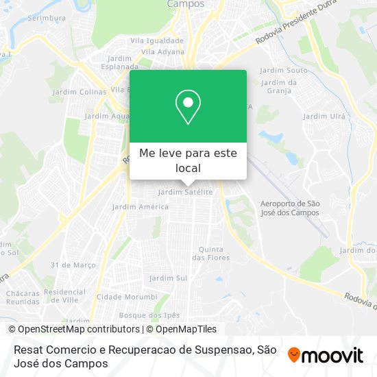 Resat Comercio e Recuperacao de Suspensao mapa