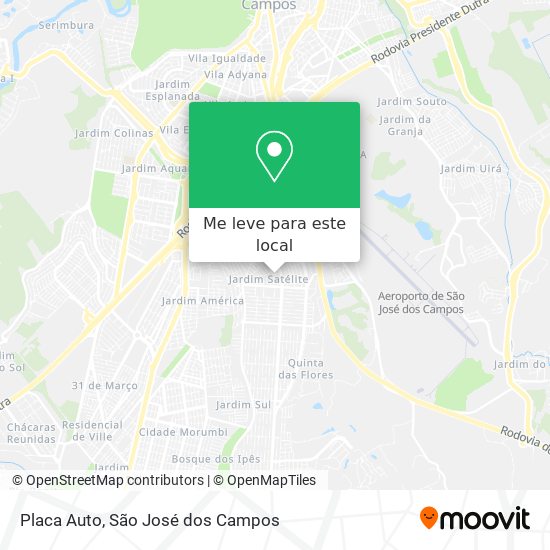 Placa Auto mapa
