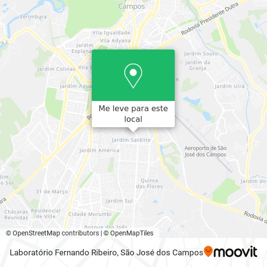 Laboratório Fernando Ribeiro mapa