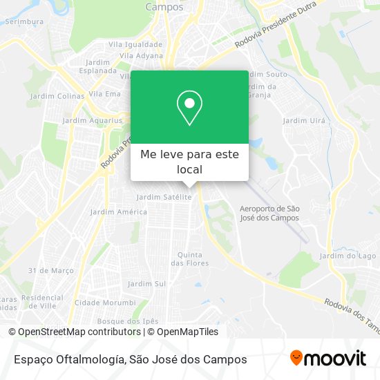 Espaço Oftalmología mapa