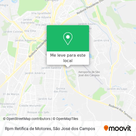 Rpm Retífica de Motores mapa