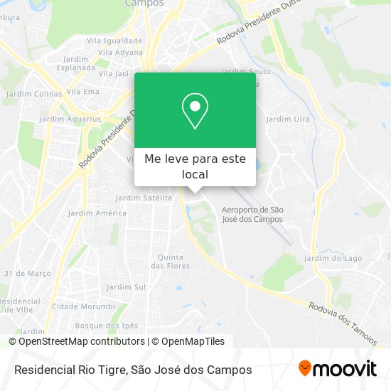 Residencial Rio Tigre mapa