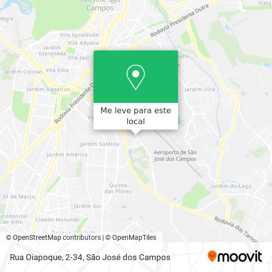 Rua Oiapoque, 2-34 mapa