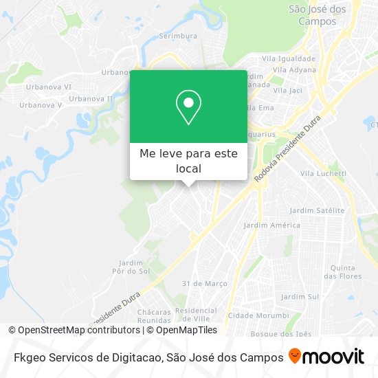 Fkgeo Servicos de Digitacao mapa