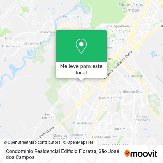 Condominio Residencial Edificio Floratta mapa