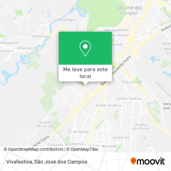 Vivafestiva mapa