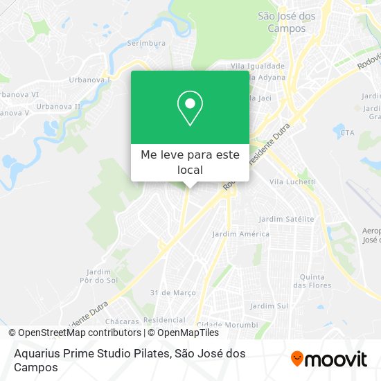 Aquarius Prime Studio Pilates mapa