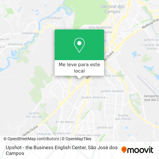 Upshot - the Business English Center mapa
