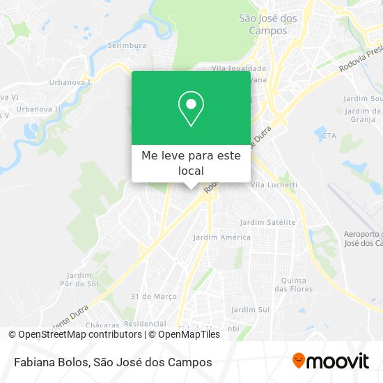 Fabiana Bolos mapa