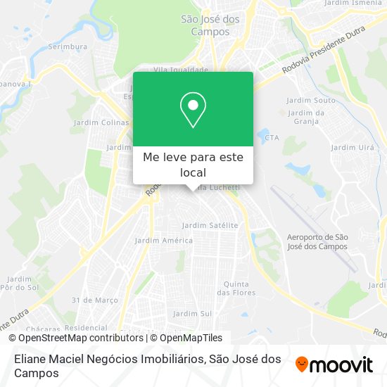 Eliane Maciel Negócios Imobiliários mapa