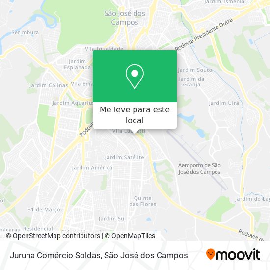 Juruna Comércio Soldas mapa
