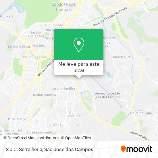 S.J.C. Serralheria mapa