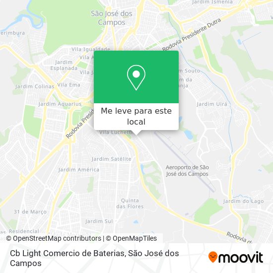 Cb Light Comercio de Baterias mapa