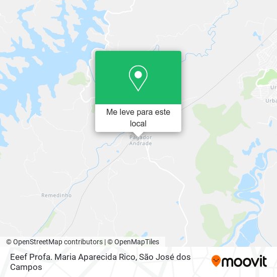 Eeef Profa. Maria Aparecida Rico mapa