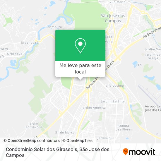Condominio Solar dos Girassois mapa