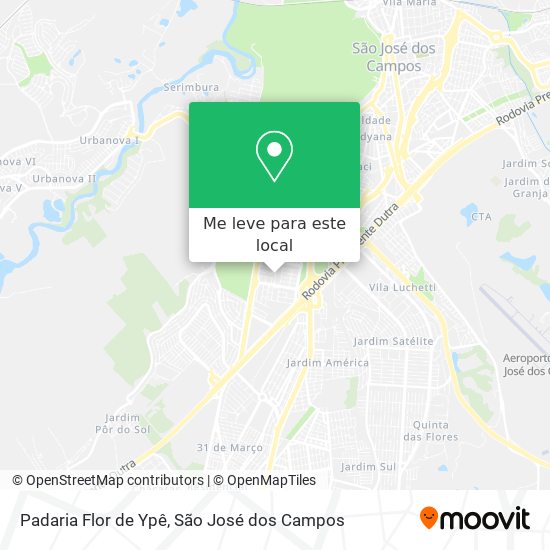 Padaria Flor de Ypê mapa