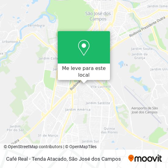 Café Real - Tenda Atacado mapa