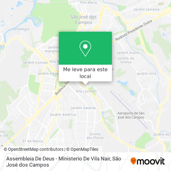 Assembleia De Deus - Ministerio De Vila Nair mapa