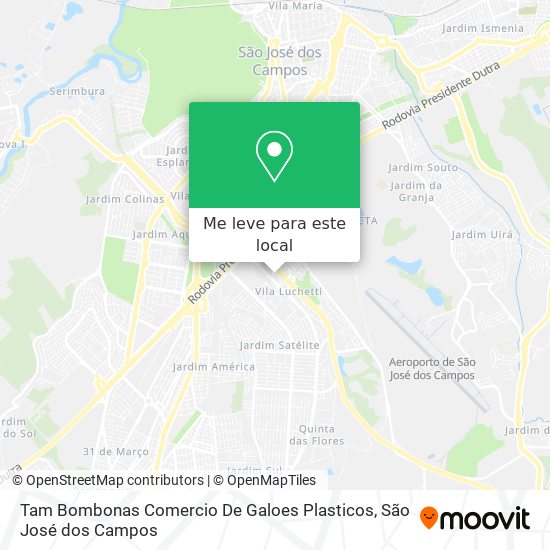 Tam Bombonas Comercio De Galoes Plasticos mapa