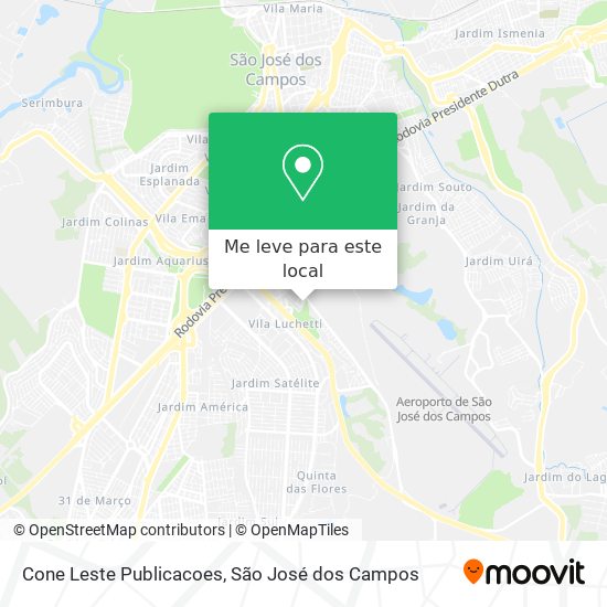 Cone Leste Publicacoes mapa