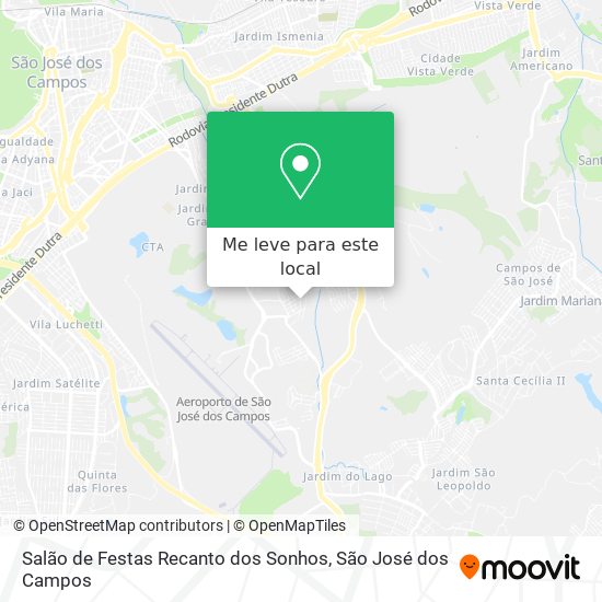 Salão de Festas Recanto dos Sonhos mapa
