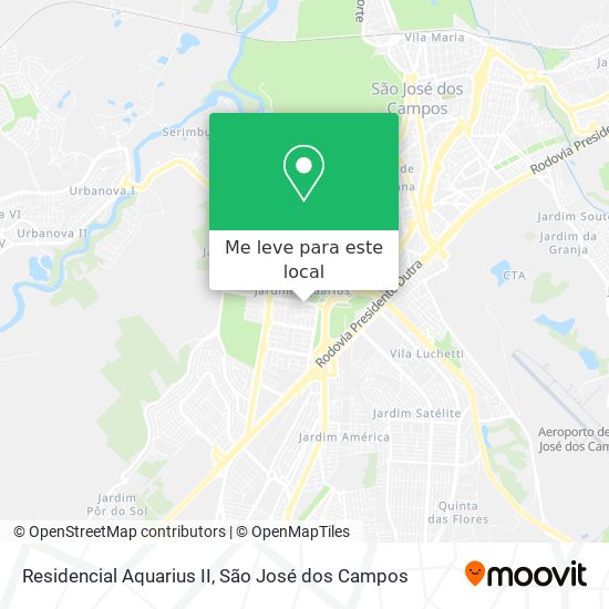 Residencial Aquarius II mapa