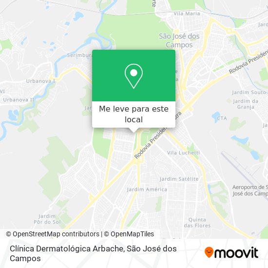 Clínica Dermatológica Arbache mapa