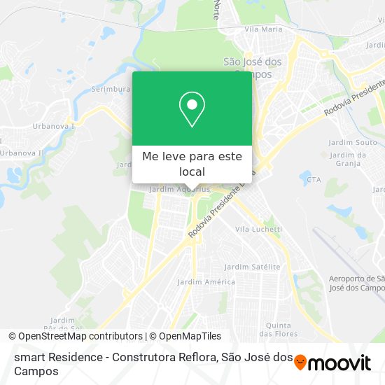 smart Residence - Construtora Reflora mapa