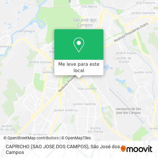 CAPRICHO (SAO JOSE DOS CAMPOS) mapa
