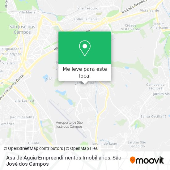 Asa de Águia Empreendimentos Imobiliários mapa