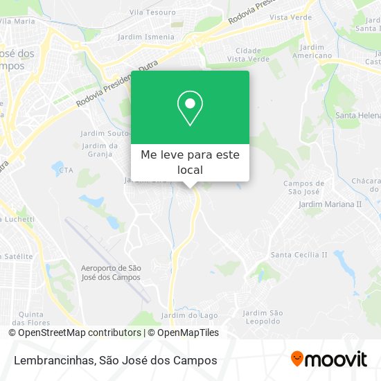 Lembrancinhas mapa