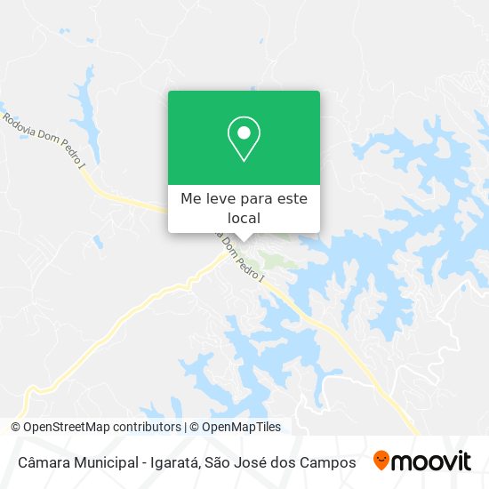 Câmara Municipal - Igaratá mapa