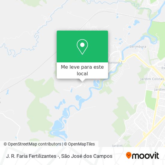J. R. Faria Fertilizantes - mapa
