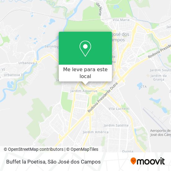Buffet la Poetisa mapa