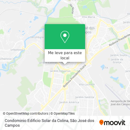 Condominio Edificio Solar da Colina mapa