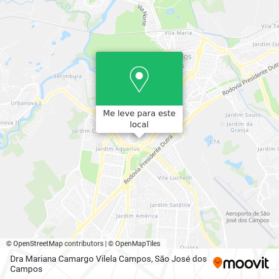 Dra Mariana Camargo Vilela Campos mapa