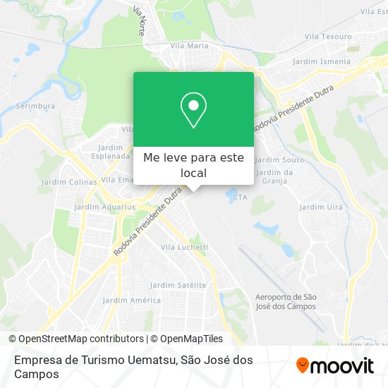 Empresa de Turismo Uematsu mapa