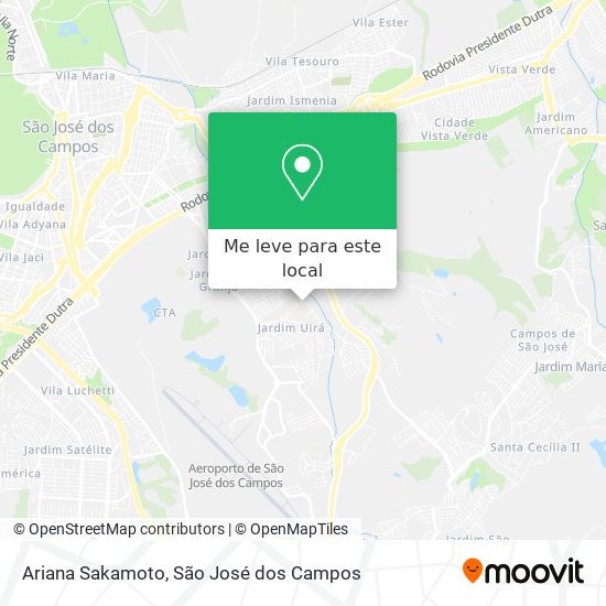 Ariana Sakamoto mapa