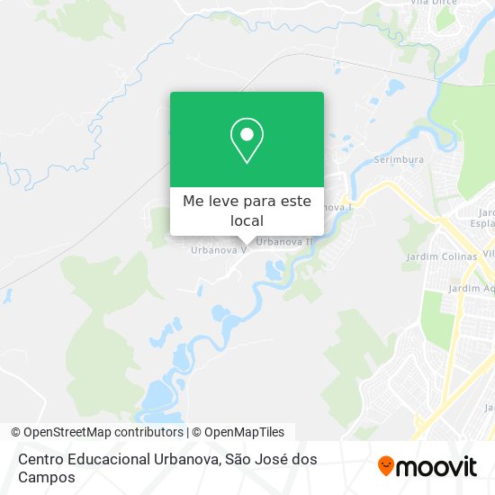 Centro Educacional Urbanova mapa