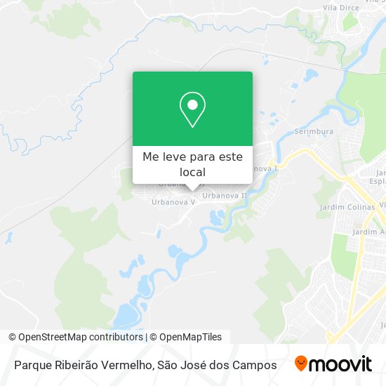 Parque Ribeirão Vermelho mapa