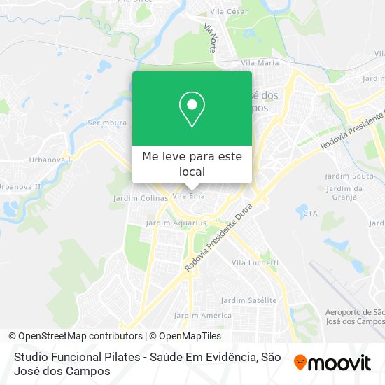 Studio Funcional Pilates - Saúde Em Evidência mapa
