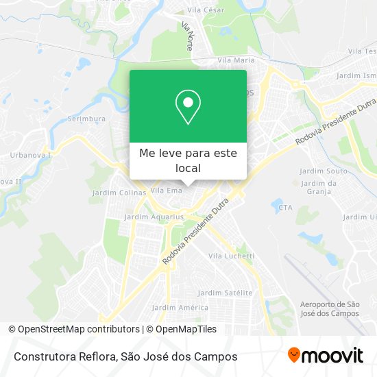 Construtora Reflora mapa